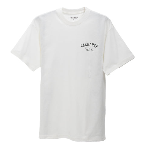 Carhartt S/S Cabinetry T-Shirt White Black I034771 4068584133619 Front Degli Uberti